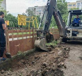 НОВА УЛИЦА, ТРОТОАРИ И ПАРКИНГ ДО 11 ОУ „СВ. ПИМЕН ЗОГРАФСКИ“