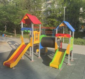 Детската площадка до бл.29 в ж.к.”Дианабад” вече е завършена!